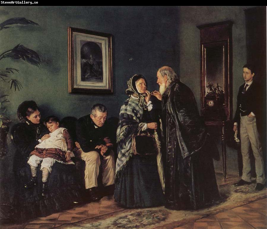 Makovsky, Vladimir In the Doctor-s Wating Room